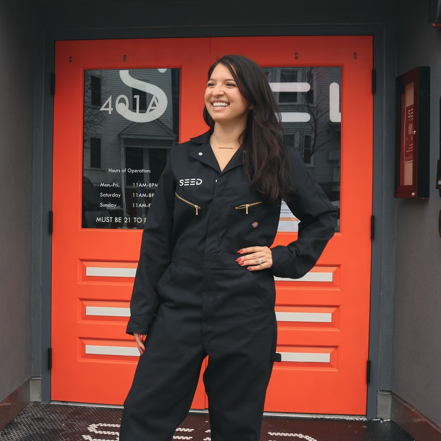 Paola is coming into the cannabis industry from the fashion industry.  From High Fashion to “High” Fashion.  How do you like Seed’s  jumpsuits?@seedyourhead