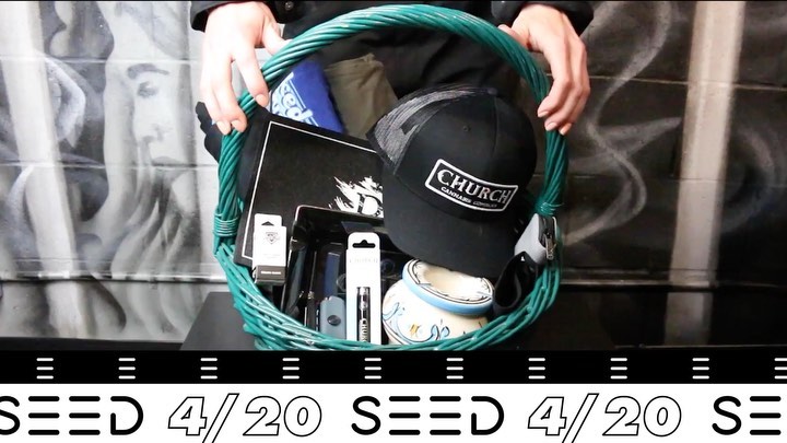 Our 420 Swag Raffle is loaded!Stop by Seed now until 8 pm on 4/20, or click the link in our bio to enter. *No purchase necessary to enter.One lucky winner will receive:️Church Trucker Hat @church
️Kouhalia Ashtray @kouhaila1620
️Rev Clinics Dab Mat @rev_clinics
️Church Vape Pen Battery @church
️Dab Cap @originaldabcap
️Seed Lighter
️Flykr Lytr @flkrlytr
️Church Rolling Tray @church
️Seed Mask
️Seed Grinder
️Seed Chillum
️Origyn T-shirt @siraextractions
️Pax T-shirt @paxvapor
️Wicked Sour T-shirt @sira_naturals