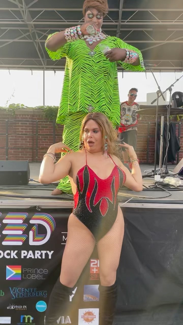 JP got loose at Seed’s Pride Block Party on Sunday! 🏳️@mizery21