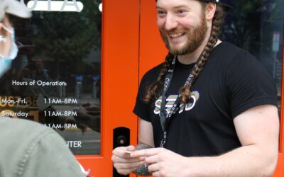 Get greeted with a smile.  Jason’s warm personality will make you feel right at home when you arrive at our orange doors. During his time off, Jason does Muay Thai training. Ask him about it! #seed #seedyourhead #bostondispensary #bostonweed #bostoncannabis #bostonmarijuana #bostonsbestdispensary