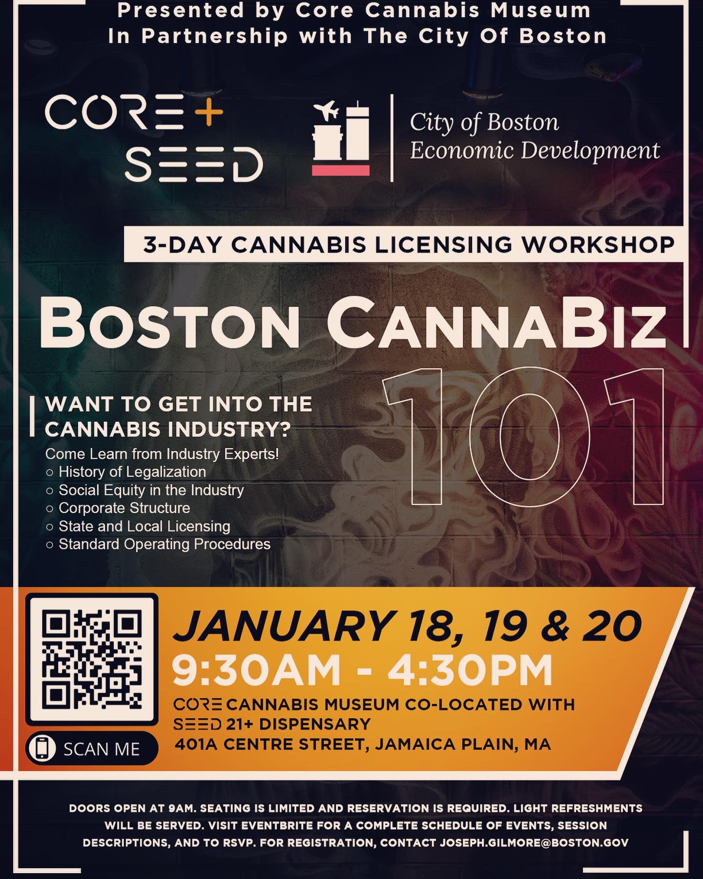 It’s on! Registration is full but check out the Core Cannabis Museum FB for the live stream!