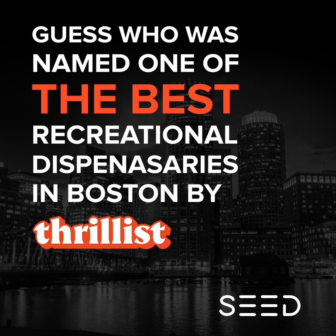 Guess who was named one of the Best Recreational Dispensaries in Boston by @thrillist 🥳