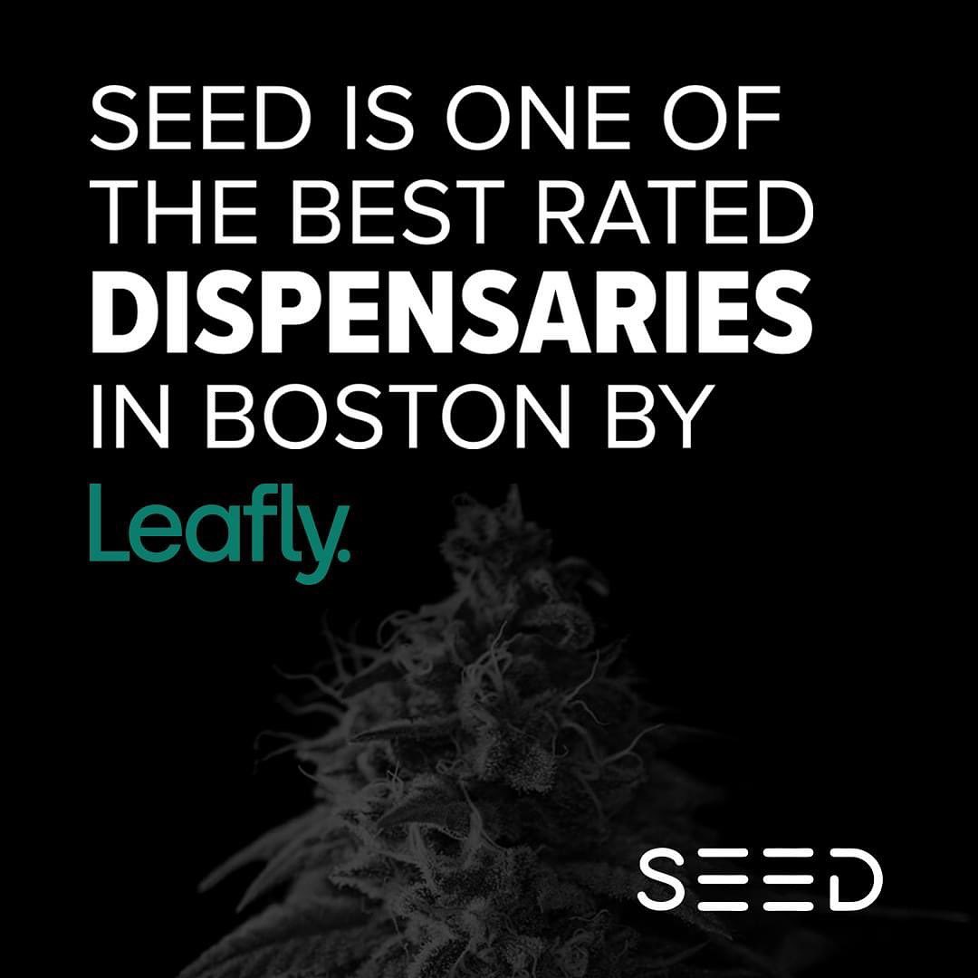 SEED is one of the best rated dispensaries in Boston by @leafly