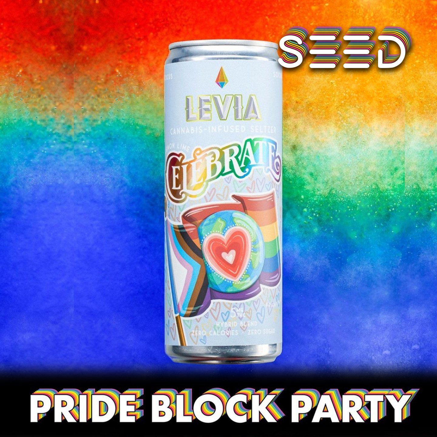 SEED Pride Block Party
June 12 at 12pm at SEED🦄
The latest limited-edition can, perfect design for our
Pride Block Party