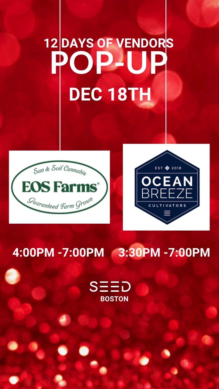 Need an idea for a great stocking stuffer? We got you coveredStop by and say hello to our friends from
@oceanbreezecultivators and @eos_farms