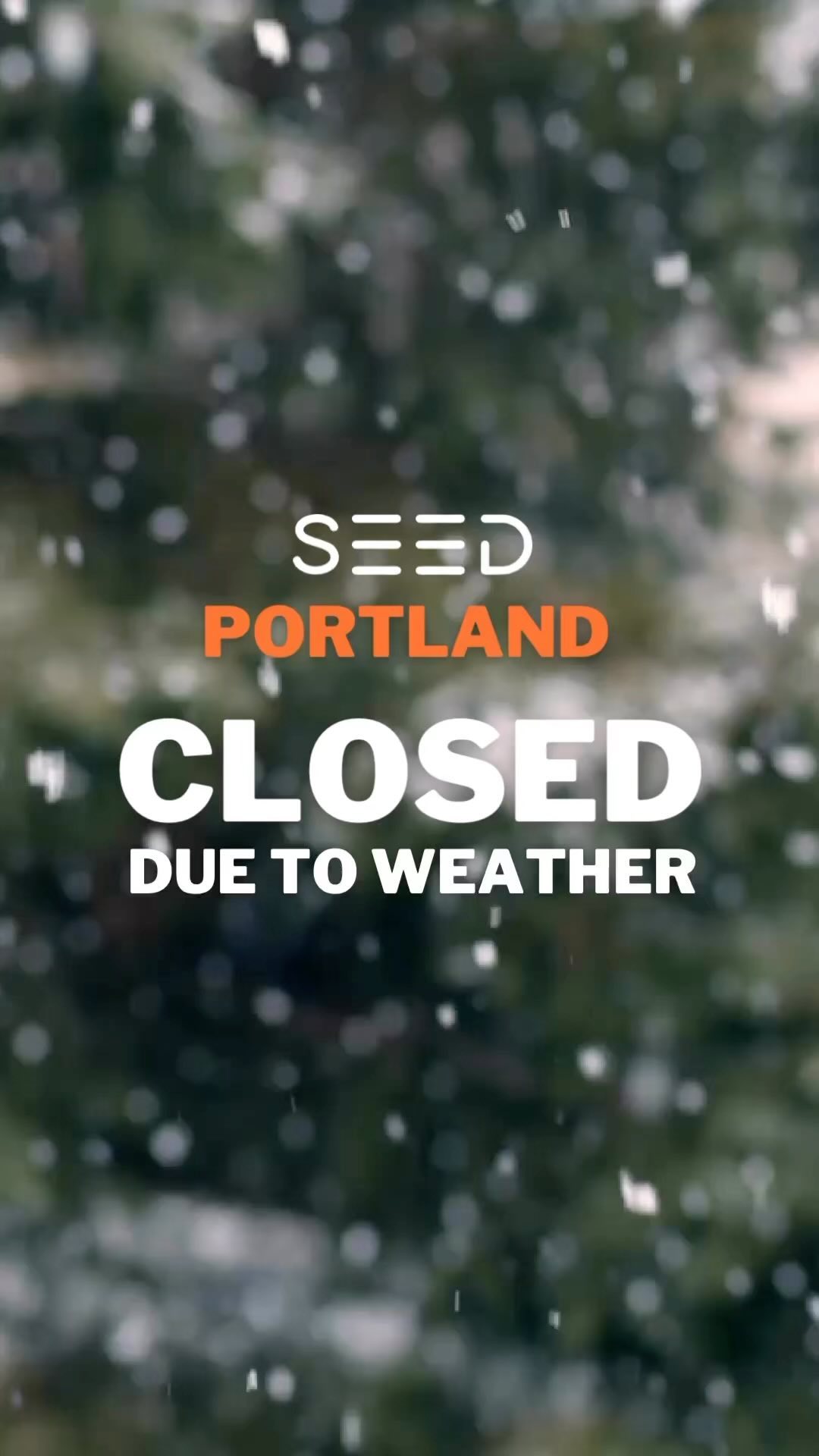 Looks like Mother Nature is calling the shots today 1/23 at our #Portland, Maine location, but don’t worry we’ll be back in action tomorrow! Stay safe and warm out there!