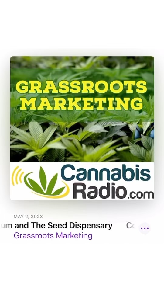 Thanks to @cannaradio for having our executive director @aprilarrasate on the Grassroots Marketing podcast to discuss our museum and its mission. Go listen to the full episode wherever you get your podcasts!