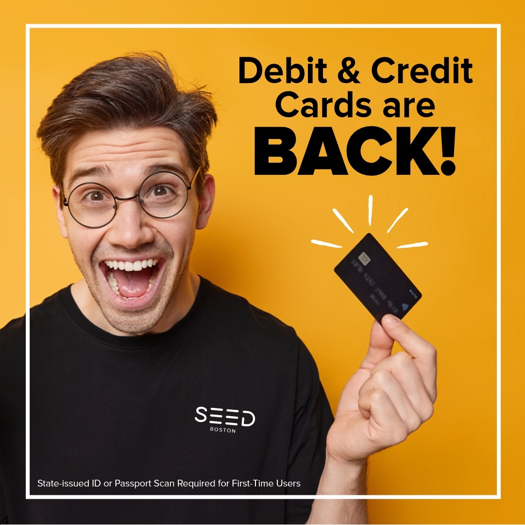 Hey Boston,
Debit and Credit Cards are back in town! 🥳Make sure to bring your State issued ID or Passport 🪪 and
Dive into the season's final moments to find that perfect for your special someone!