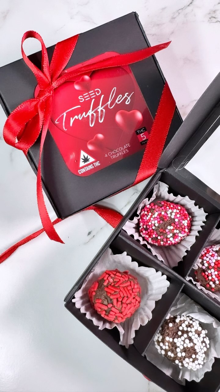 This Valentine’s Share the Love: ️ Indulge in Chocolate C4nn4bis Truffles!