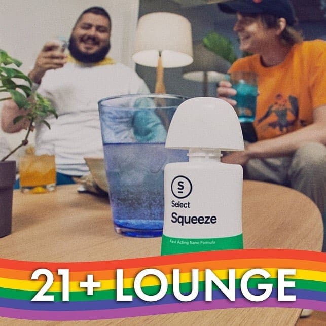 Meet and greet your favorite cannabis brands this Sunday in our 21+ Lounge sponsored by Select. The swag awaits you! @select.better