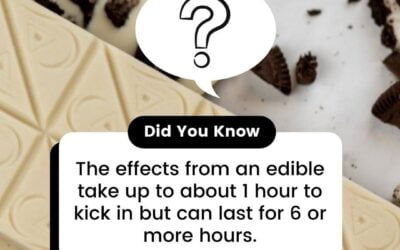 Edibles are cannabis-infused foods or drinks. They deliver cannabinoids to the body through the mouth and digestive system and are generally an alternative to smoking or vaping cannabis. The effects from an edible take up to about 1 hour to kick in but can last for 6 or more hours. In contrast, the effects of smoking or vaping THC tend to last 1–4 hours. #cannacurious #seedyourhead @coastcannaco #notforsale #cannamom #boston #portlandmaine #seedblog #chocolate #didyouknow #edibles