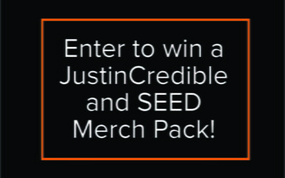 Enter to win a JustinCredible and Seed Merch Pack!