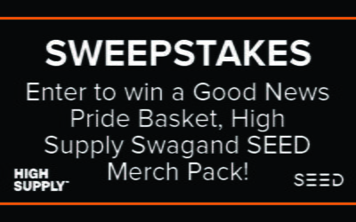 Enter to win a Good News Pride Basket, High Supply and Seed Merch Pack!