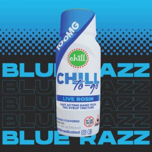 Chill-To-Go Blue Raz Syrup | 100mg | Chill Medicated