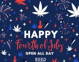 This July 4th, make your celebration truly special with our premium cannabis products! Whether you’re chilling by the BBQ, enjoying the fireworks, or just kicking back with friends, we’ve got the perfect products to elevate your festivities. Stop by SEED today and check out our specials! Our friendly budtenders are here to help you find the perfect strains, edibles, and more to make your holiday unforgettable. Celebrate freedom, good times, and great vibes. Have a fantastic and high-spirited Independence Day!