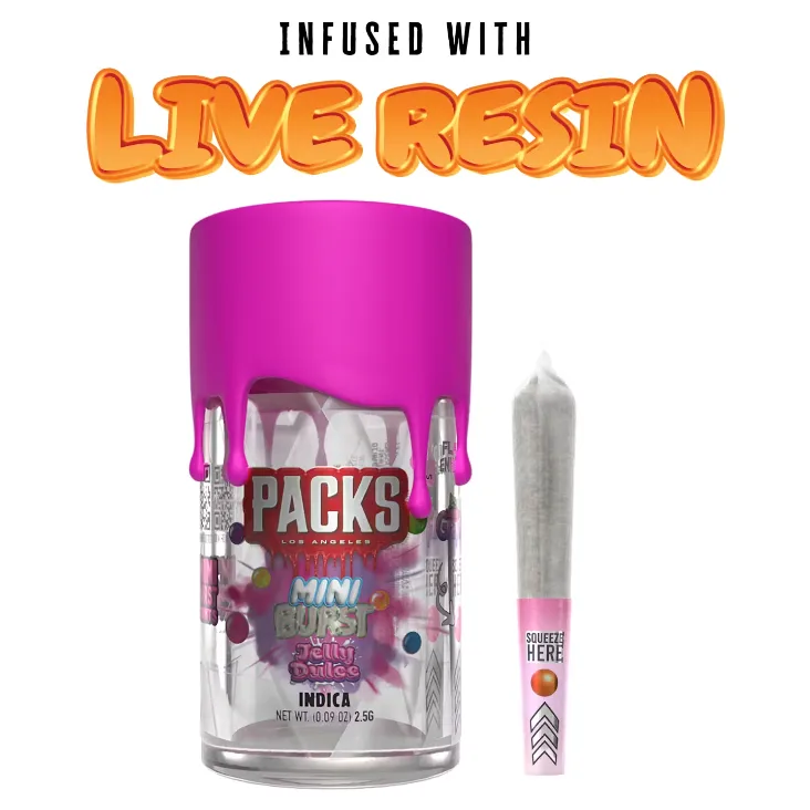 Jelly Dulce Live Resin Infused Pre-Roll 5pk | 2.5g | PACKS