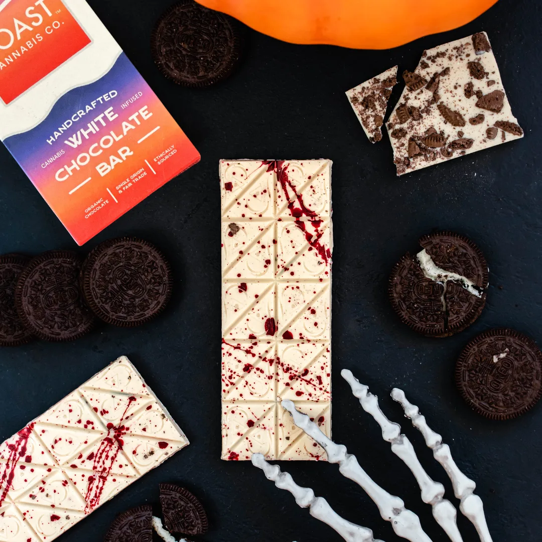 Cookies & SCREAM White Chocolate Bar | 20pcs | Coast Cannabis