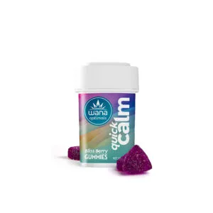 Quick Calm Bliss Berry Gummies | 20ct | Wana