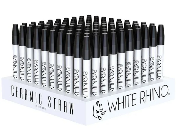 Ceramic Straw  |  White Rhino
