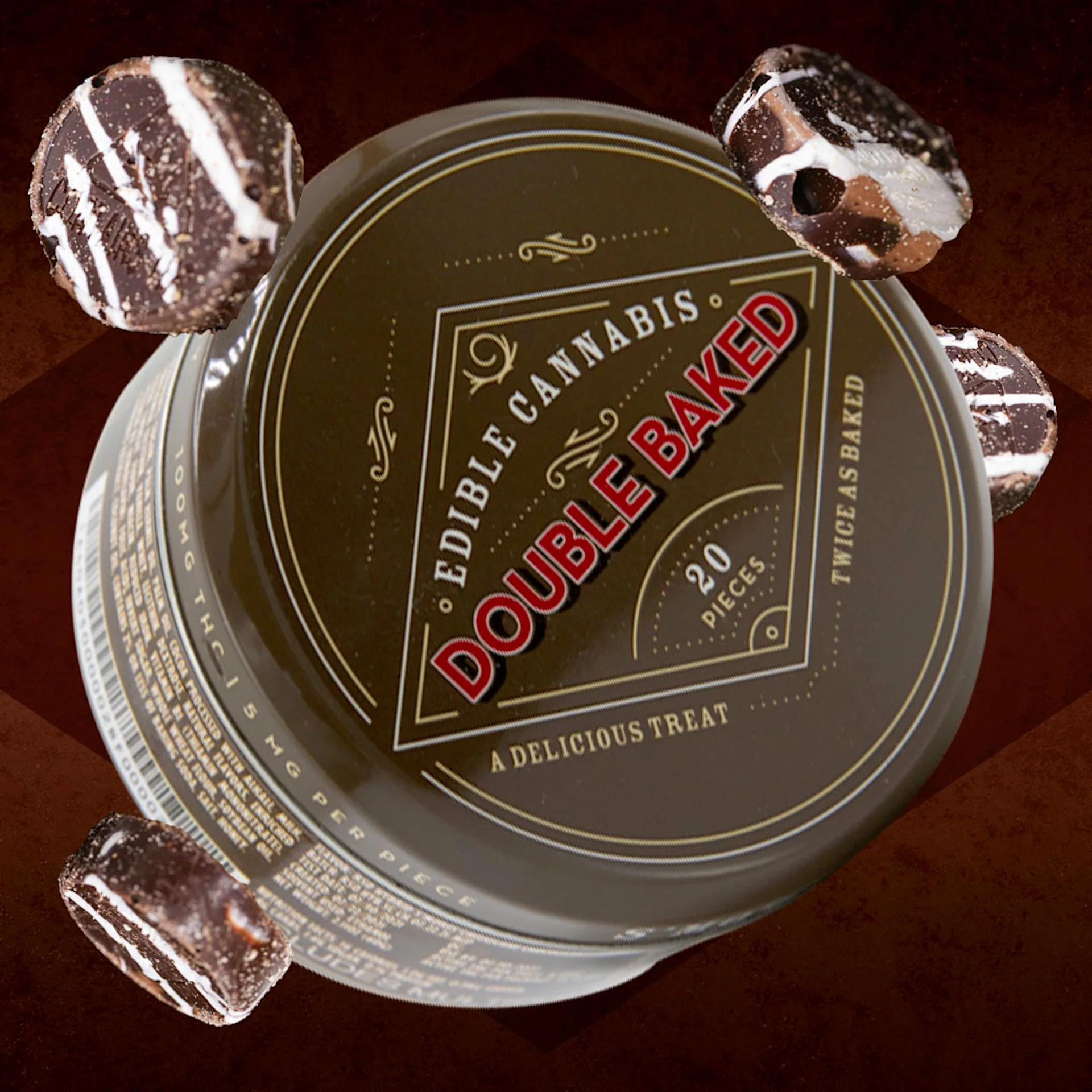 S'mores Cheesecake Hybrid Chocolates | 20pc | Double Baked