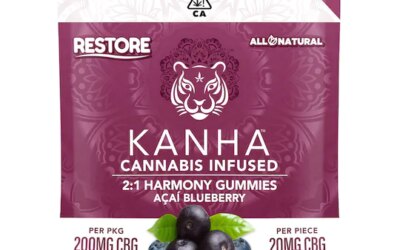 2:1 CBG Acai Blueberry Harmony Gummies | 10ct | Kanha