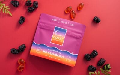 Boysenberry 1:4:1 CBC Gummies | 20ct | Coast Cannabis Co.