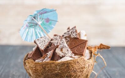 Almond Coconut Sea Salt Milk Chocolate Bar | 20pc | Coast Cannabis