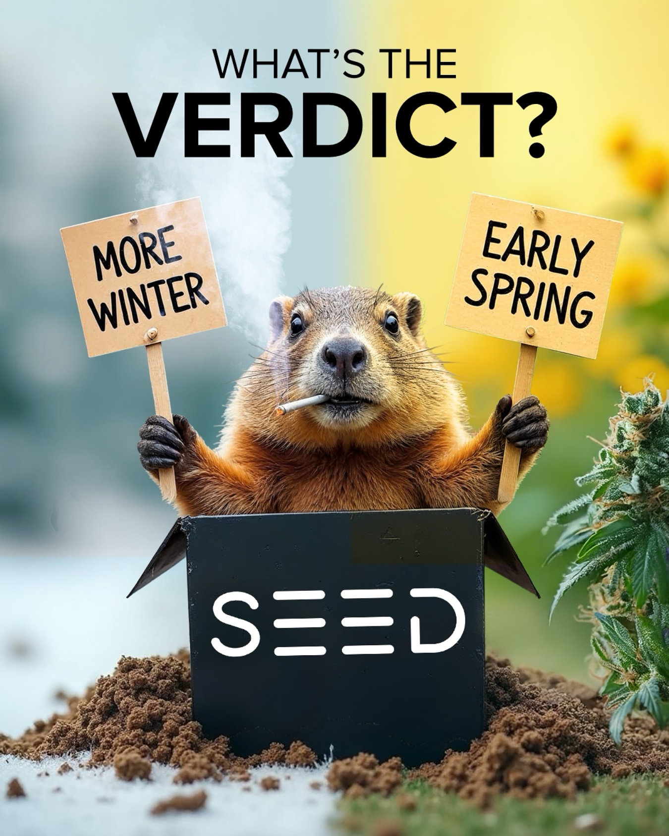 Groundhog Day is coming!
What do you think Punxsutawney Phil will say tomorrow? ️Either way, we’ve got the perfect stash to match the seasonFUN FACT: Punxsutawney Phil has been predicting the weather since 1887, but he’s only right about 39% of the time—so maybe don’t bet your stash on it.