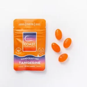 1:1:1 Tangerine Gummies | 4ct | Coast Cannabis Co.