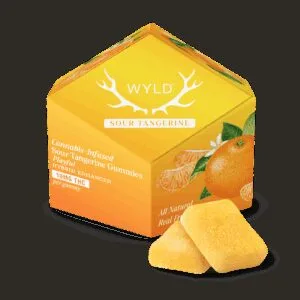 Sour Tangerine Gummies | 10ct | Wyld