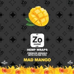Mad Mango Hemp Wraps | 2PK | Zooted