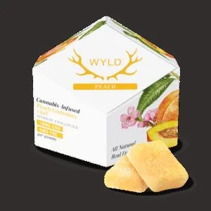 2:1 Peach Gummies | 10ct | Wyld