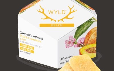 2:1 Peach Gummies | 10ct | Wyld