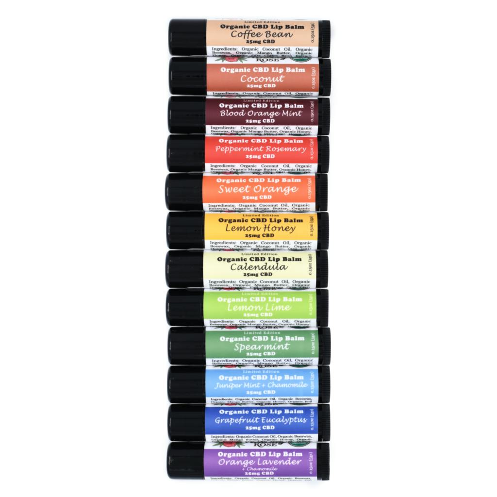 Organic Spearmint CBD Lip Balm | 25g | The Healing Rose