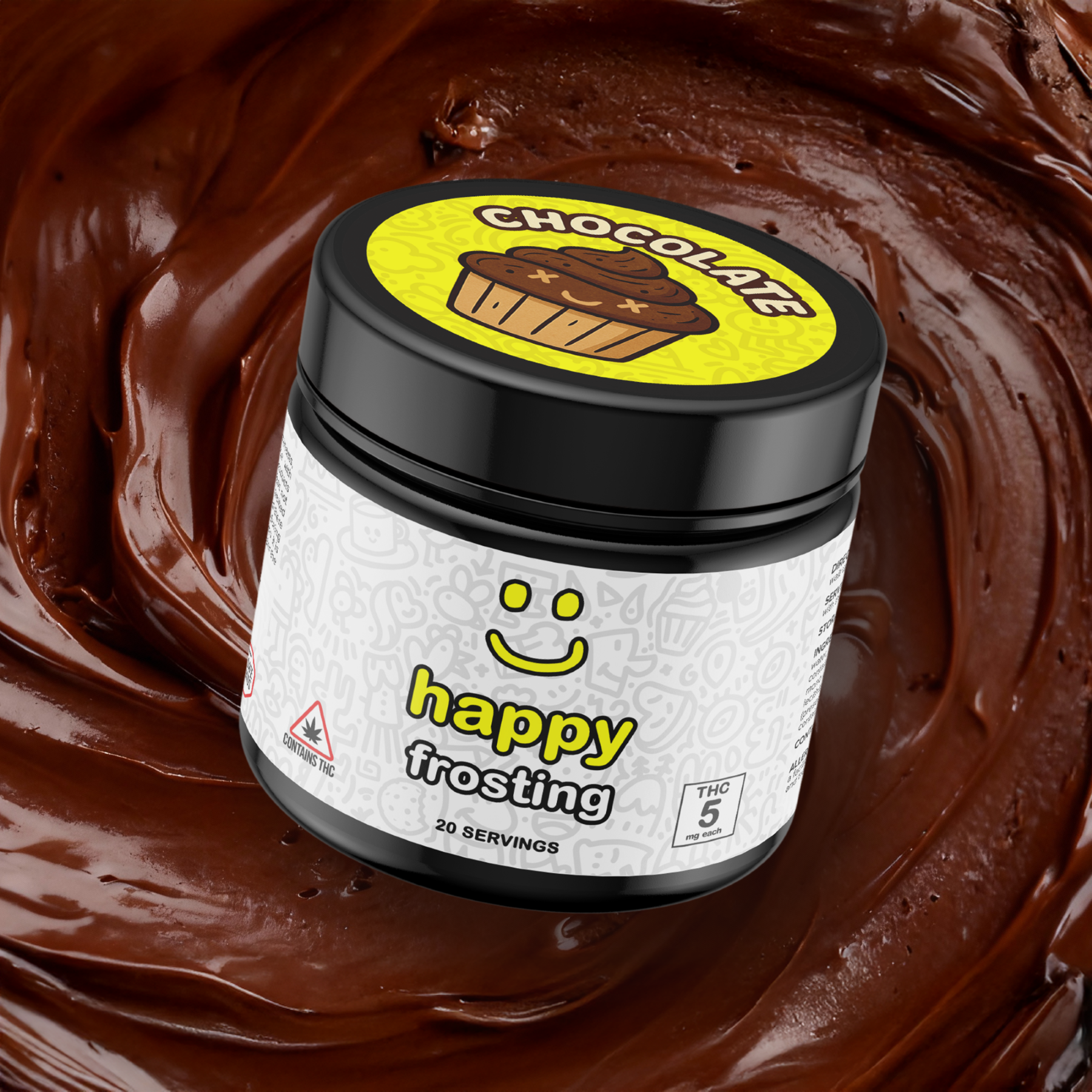 Chocolate Frosting | 16oz | Happy