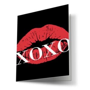 "XOXO" card