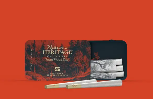 Big Smooth-Bubble Hash Infused Pre-Roll 5pk | 2.5g | Nature's Heritage
