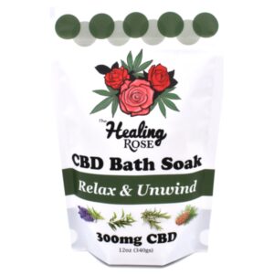 Relax & Unwind CBD Bath Soak | 4 oz. | The Healing Rose