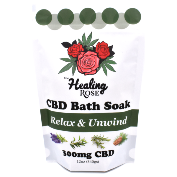 Relax & Unwind CBD Bath Soak | 4 oz. | The Healing Rose