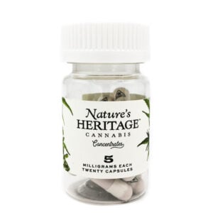 RSO Capsules | 5mg | 20ct | Nature's Heritage
