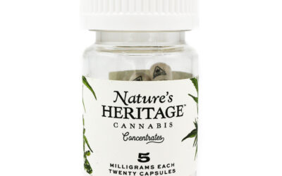 RSO Capsules | 5mg | 20ct | Nature’s Heritage