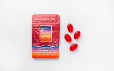 1:1:1 Cranberry-Pomegranate Gummies | 4ct | Coast Cannabis Co.