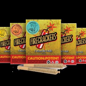 Firecrackers Grapeness Infused Pre-Rolls 5pk | 3.5g | Pioneer Valley