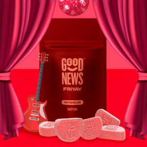 Friyay Sour Watermelon Gummies | 20pk | Good News