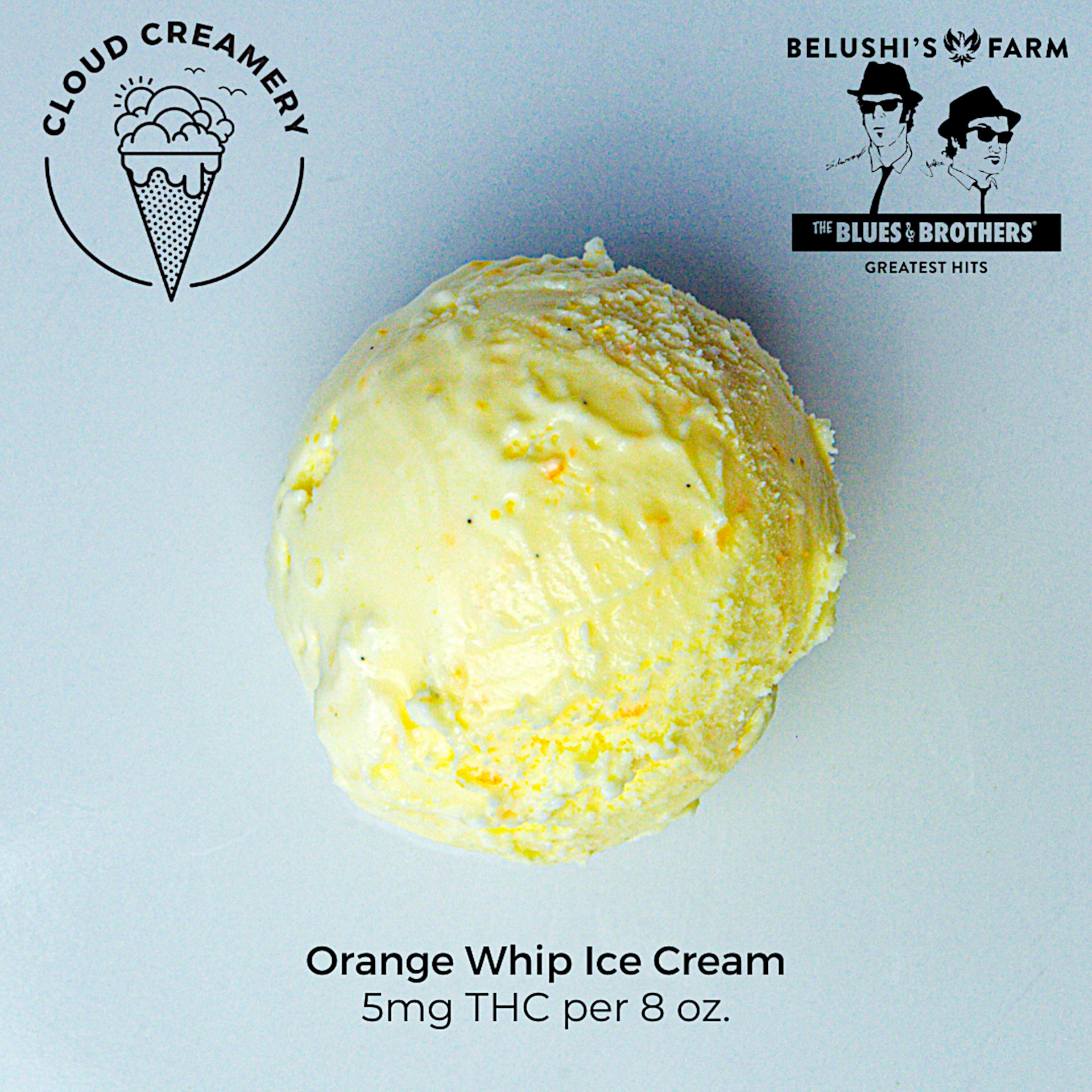 Orange Whip Ice Cream | 5mg | Cloud Creamery