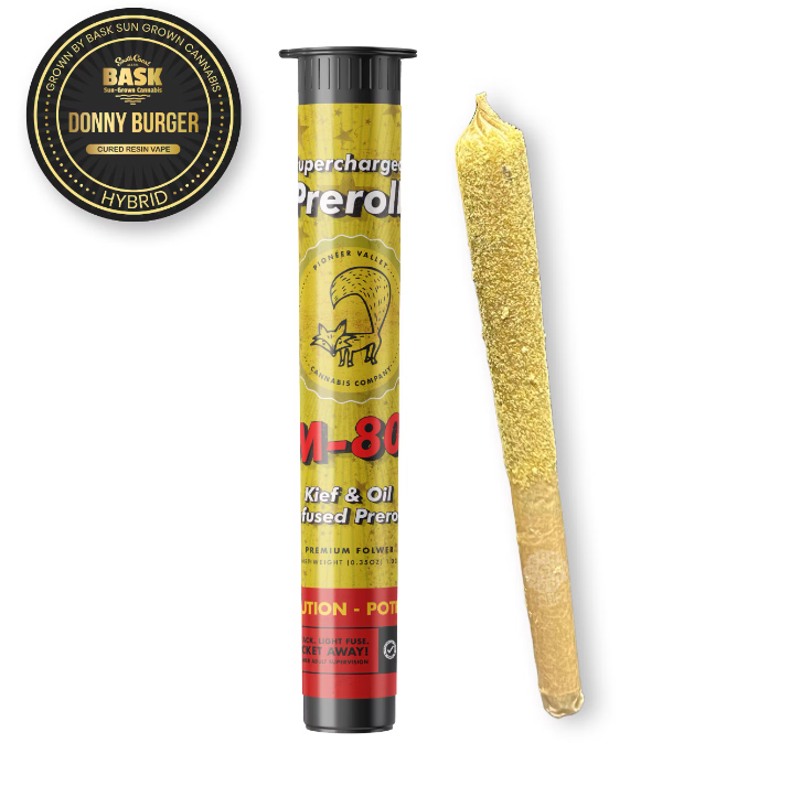 M-80 Donny Burger Infused Pre Roll | 1g | Bask x Pioneer Valley