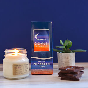1:1 Dark Chocolate Bar | 20pc | Coast Cannabis Co.