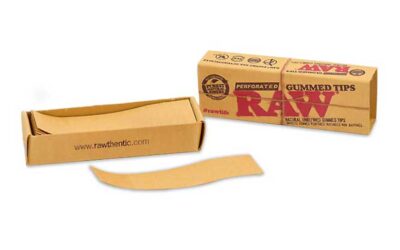 Gummed Perforated Tips | RAW