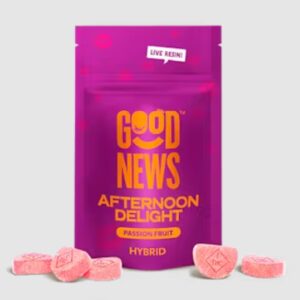 Afternoon Delight Passion Fruit Live Resin Gummies | 20ct | Good News