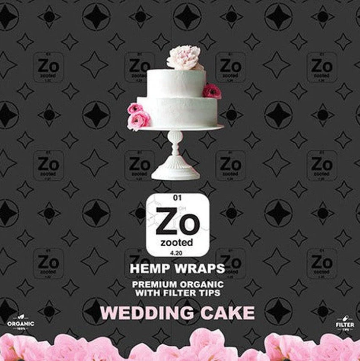 Zooted | Wedding Cream | Hemp Wraps 2PK